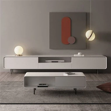 Oq pol{0}}tik turgan televizor shkafi